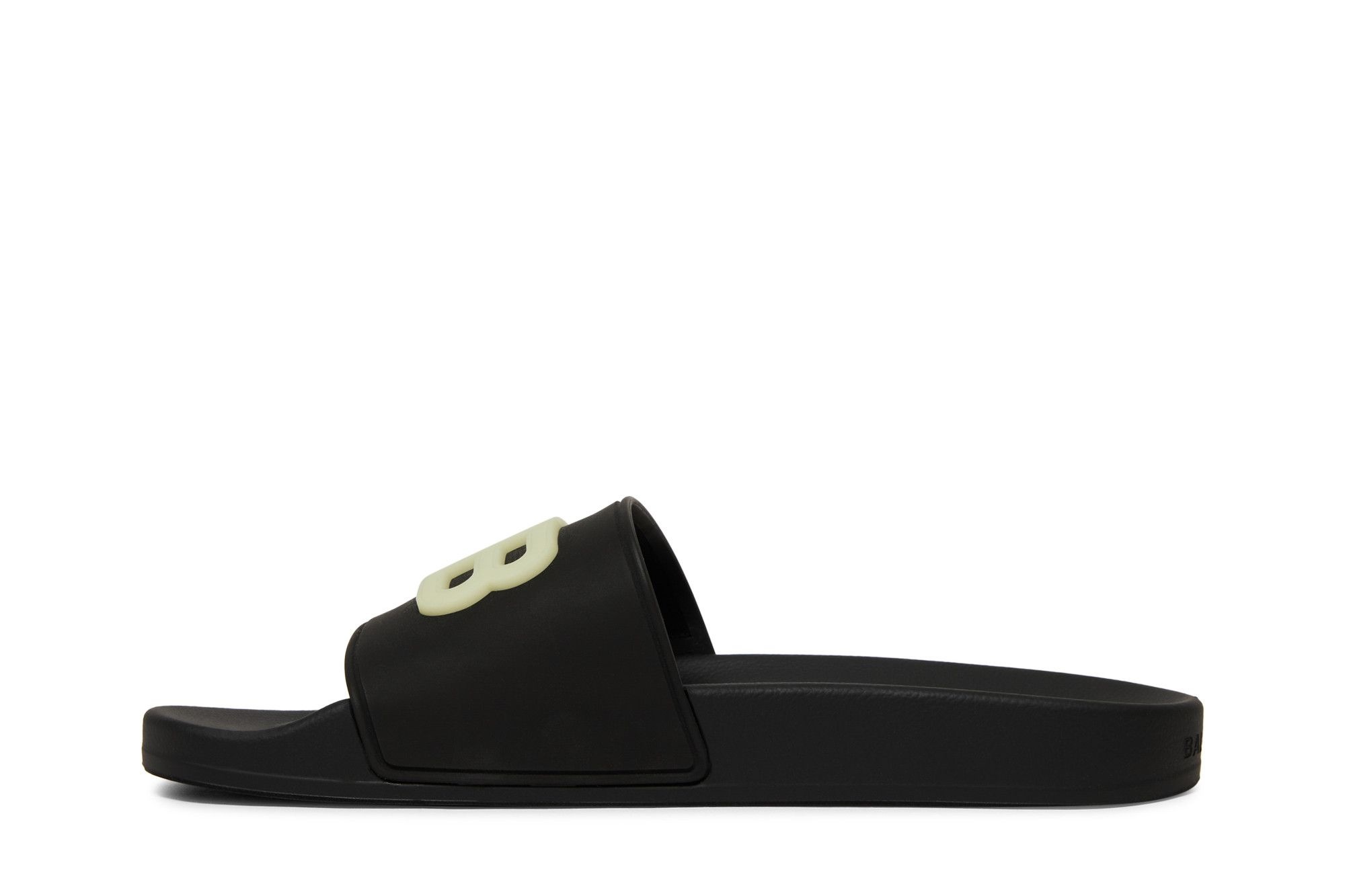 Balenciaga Wmns Pool Slides 'Black Glow'