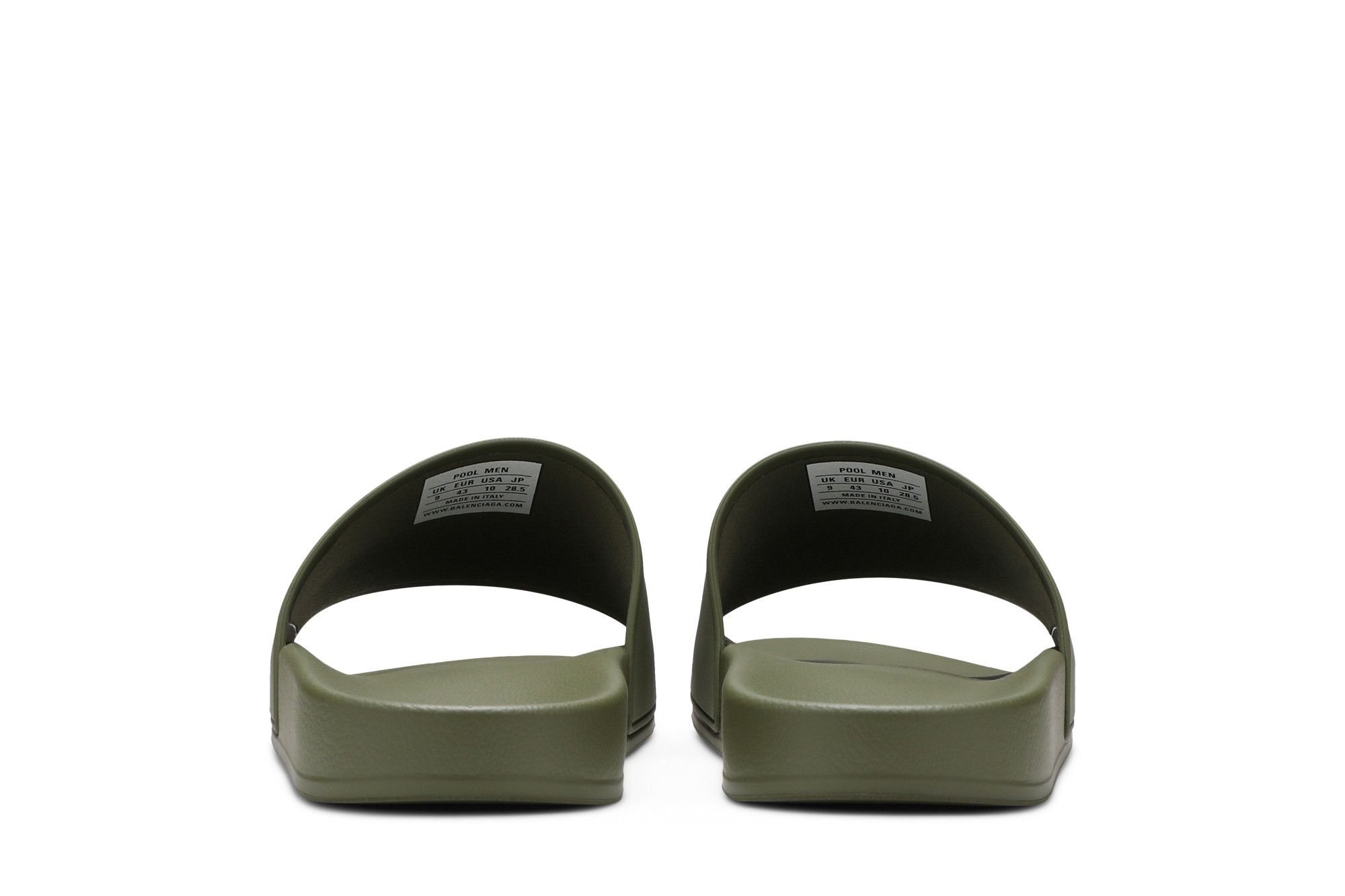 Balenciaga Pool Slides 'Green'