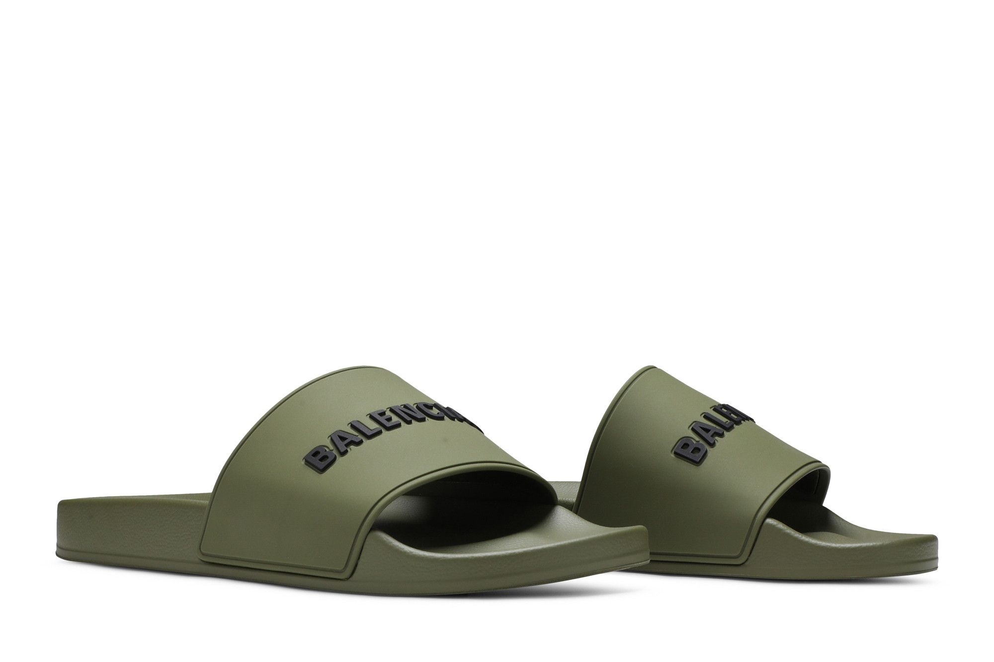 Balenciaga Pool Slides 'Green'