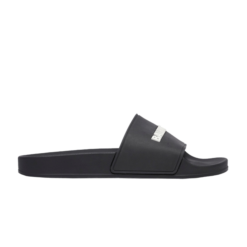 Balenciaga Wmns Pool Slides 'Black'