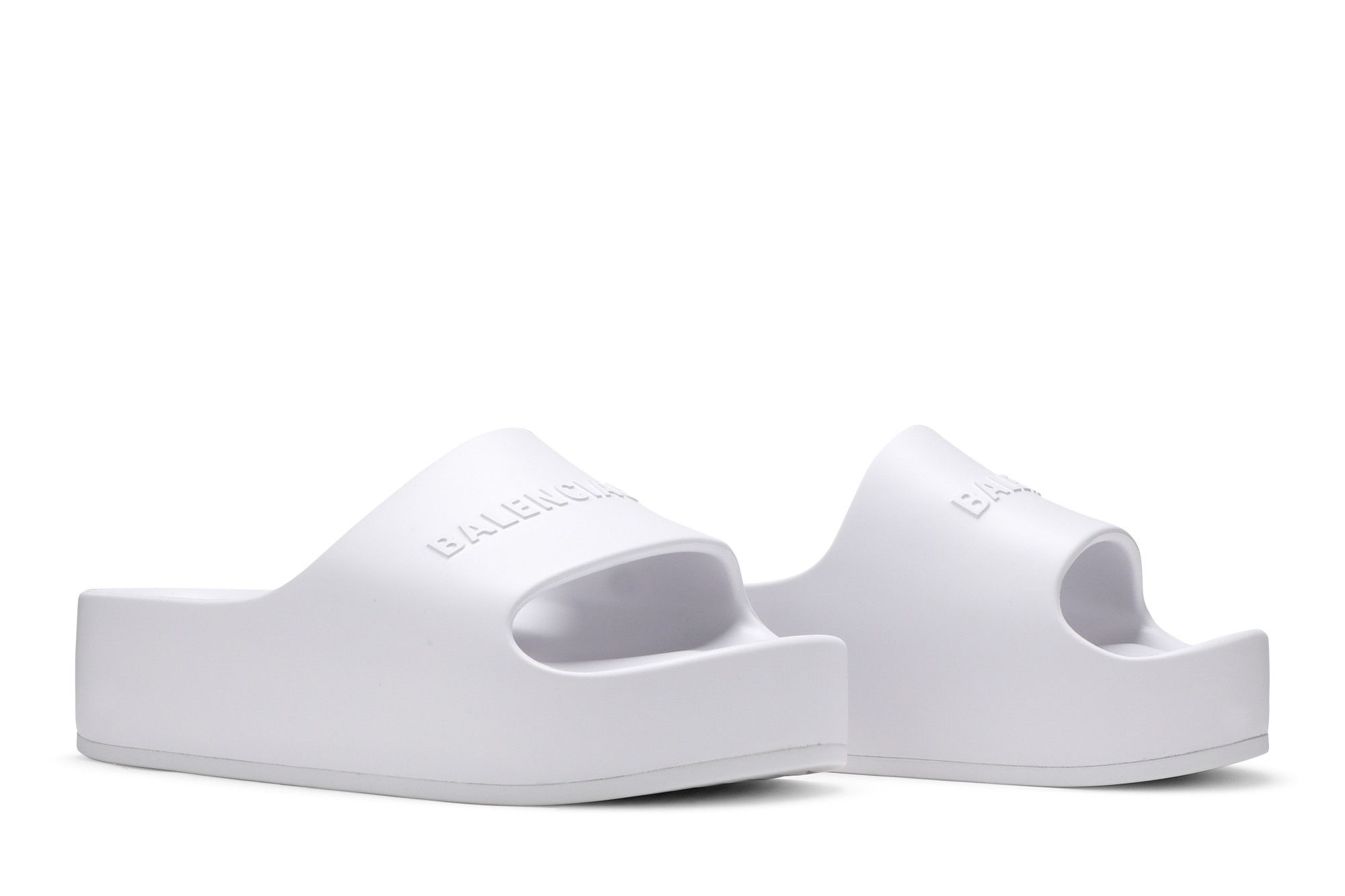 Balenciaga Wmns Chunky Slides 'Optic White'
