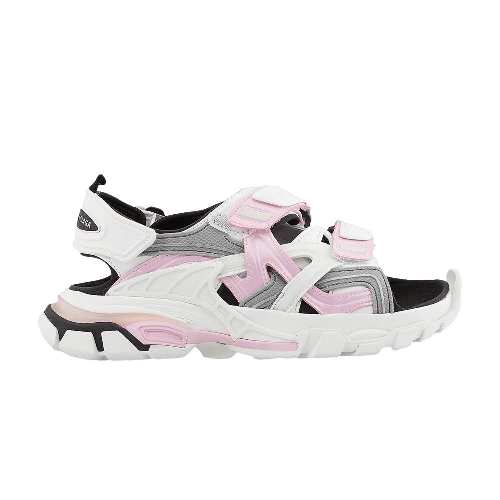 Balenciaga Wmns Track Sandal 'White Pink Grey'