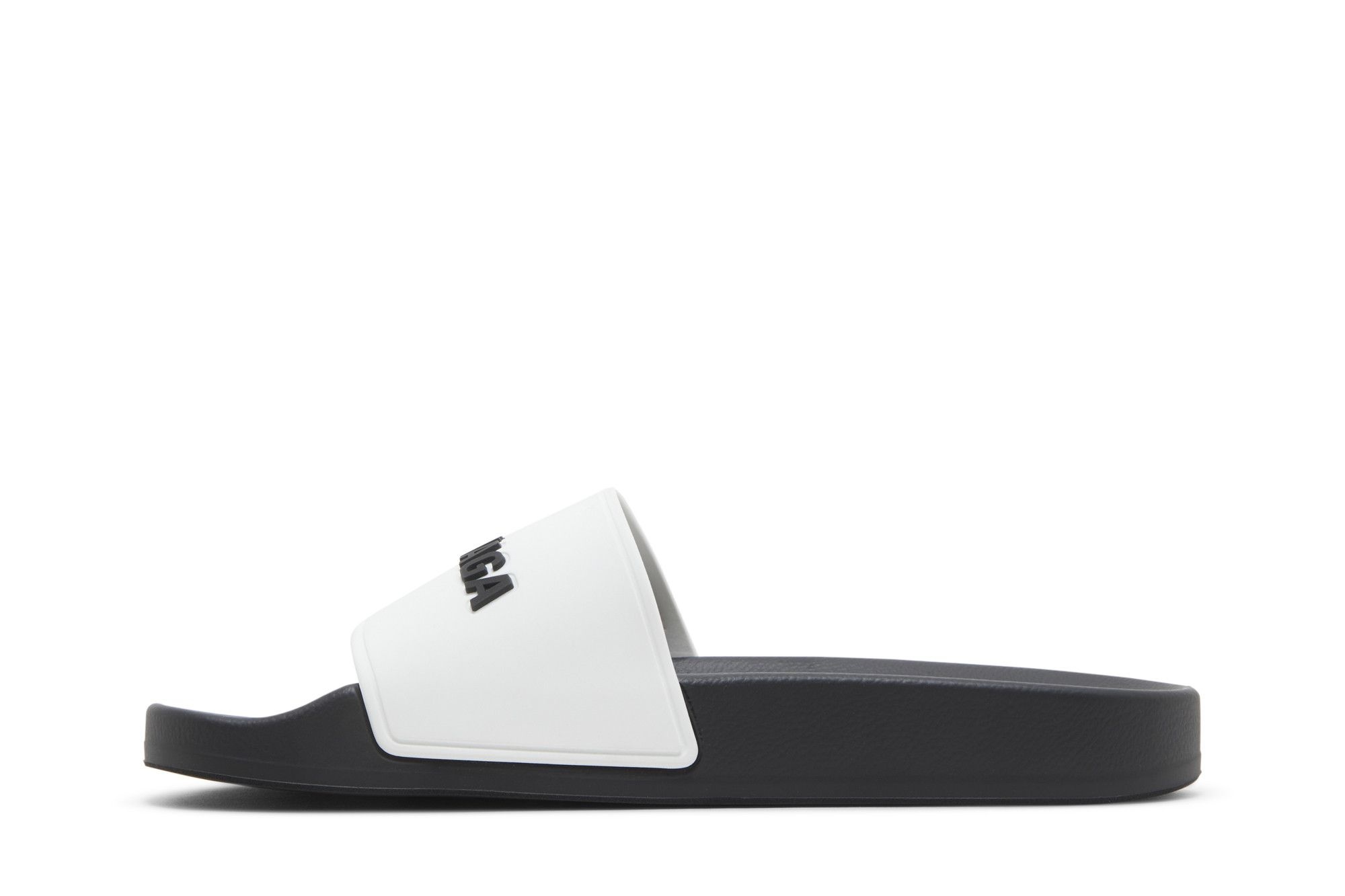 Balenciaga Wmns Pool Slides 'White Black'