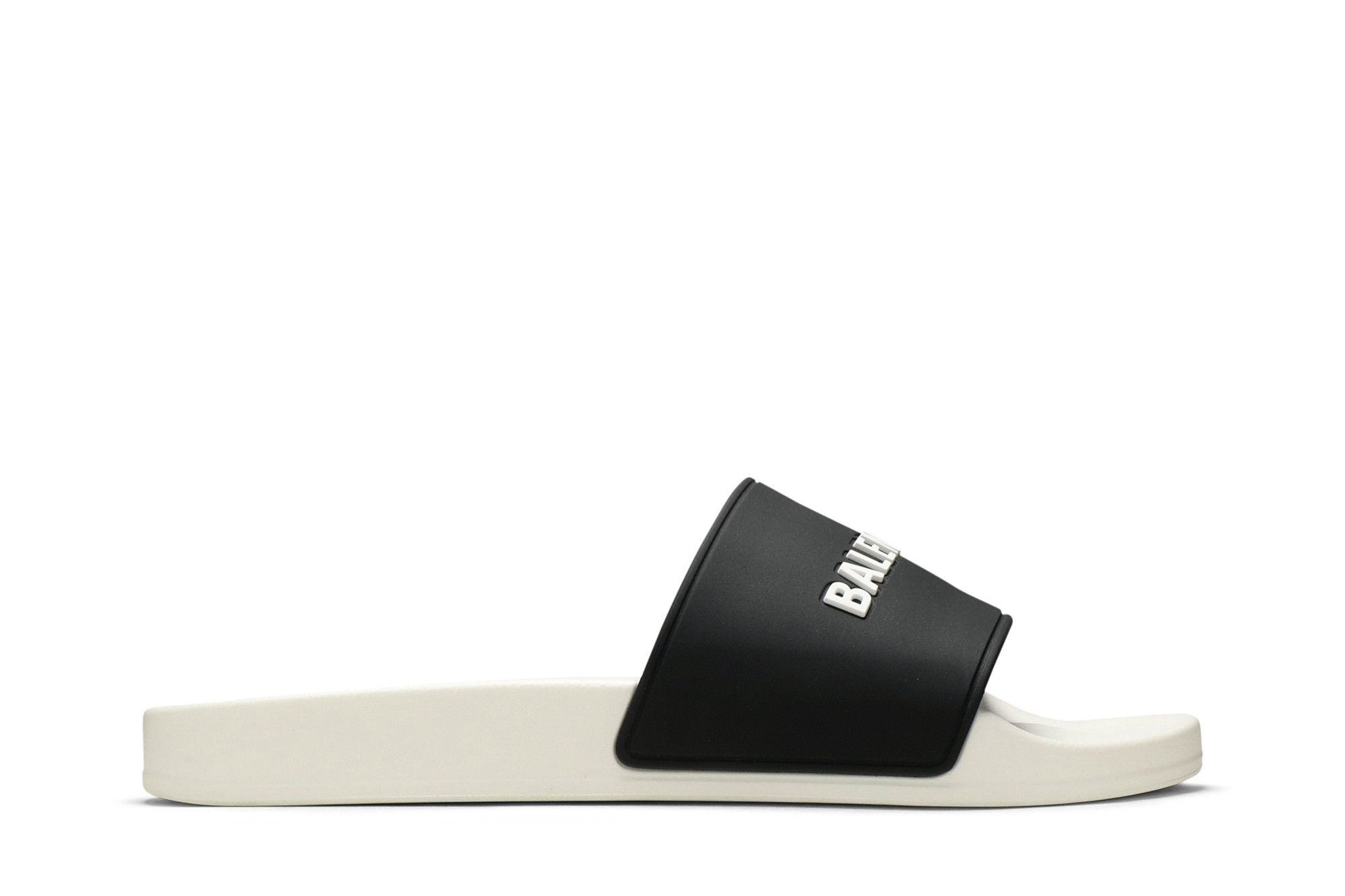Balenciaga Pool Slides 'White Black'
