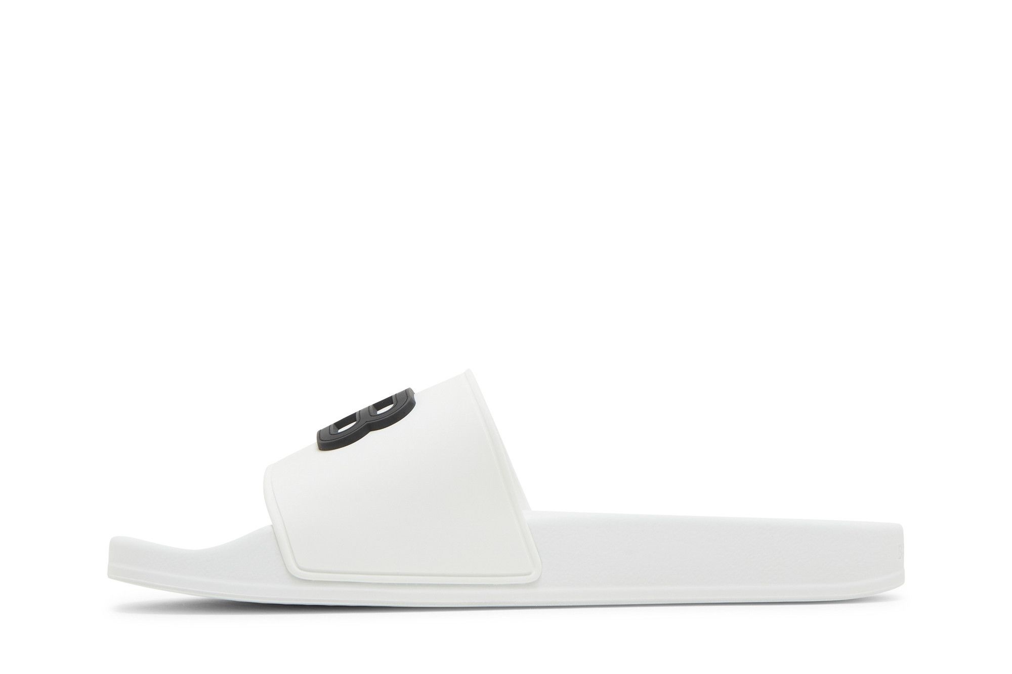 Balenciaga Pool Slides 'White Black'