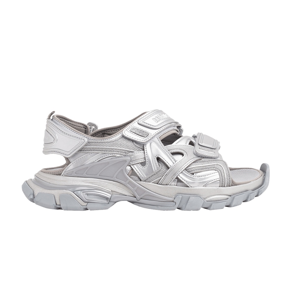 Balenciaga Track Sandal 'Silver Metallic'