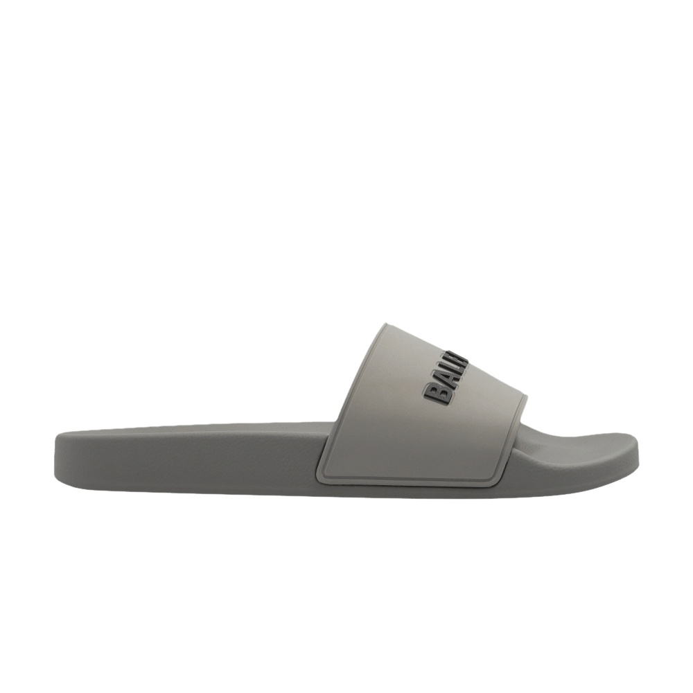 Balenciaga Wmns Pool Slides 'Grey'