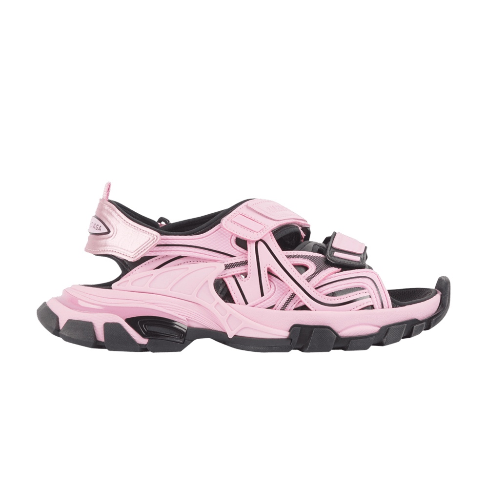 Balenciaga Wmns Track Sandal 'Neon Pink Black'