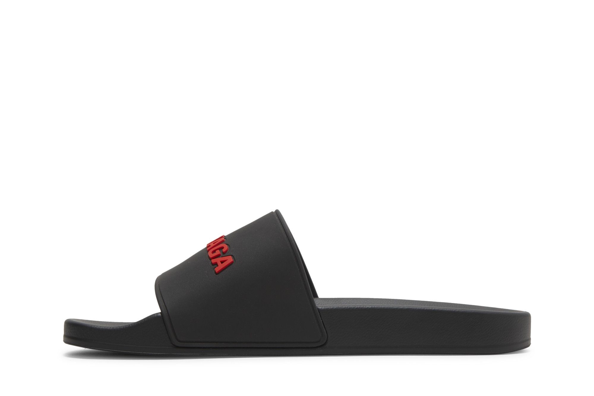 Balenciaga Pool Slides 'Black Red'