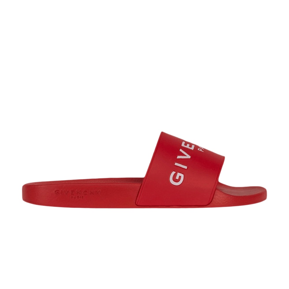 Givenchy Logo Pool Slide 'Red'