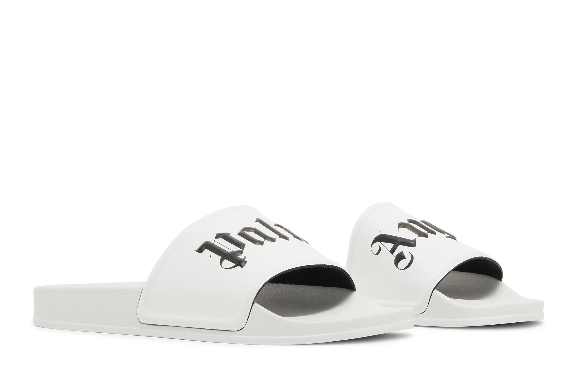 Palm Angels Pool Slider 'White Black'