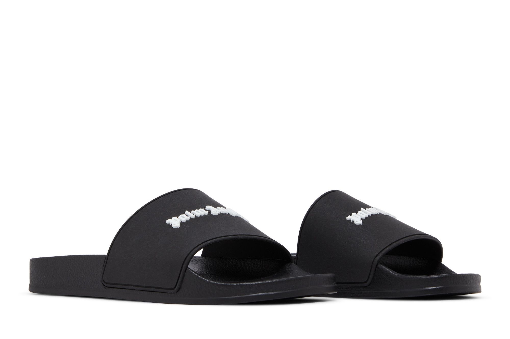 Palm Angels Pool Slider 'Essential Logo - Black'