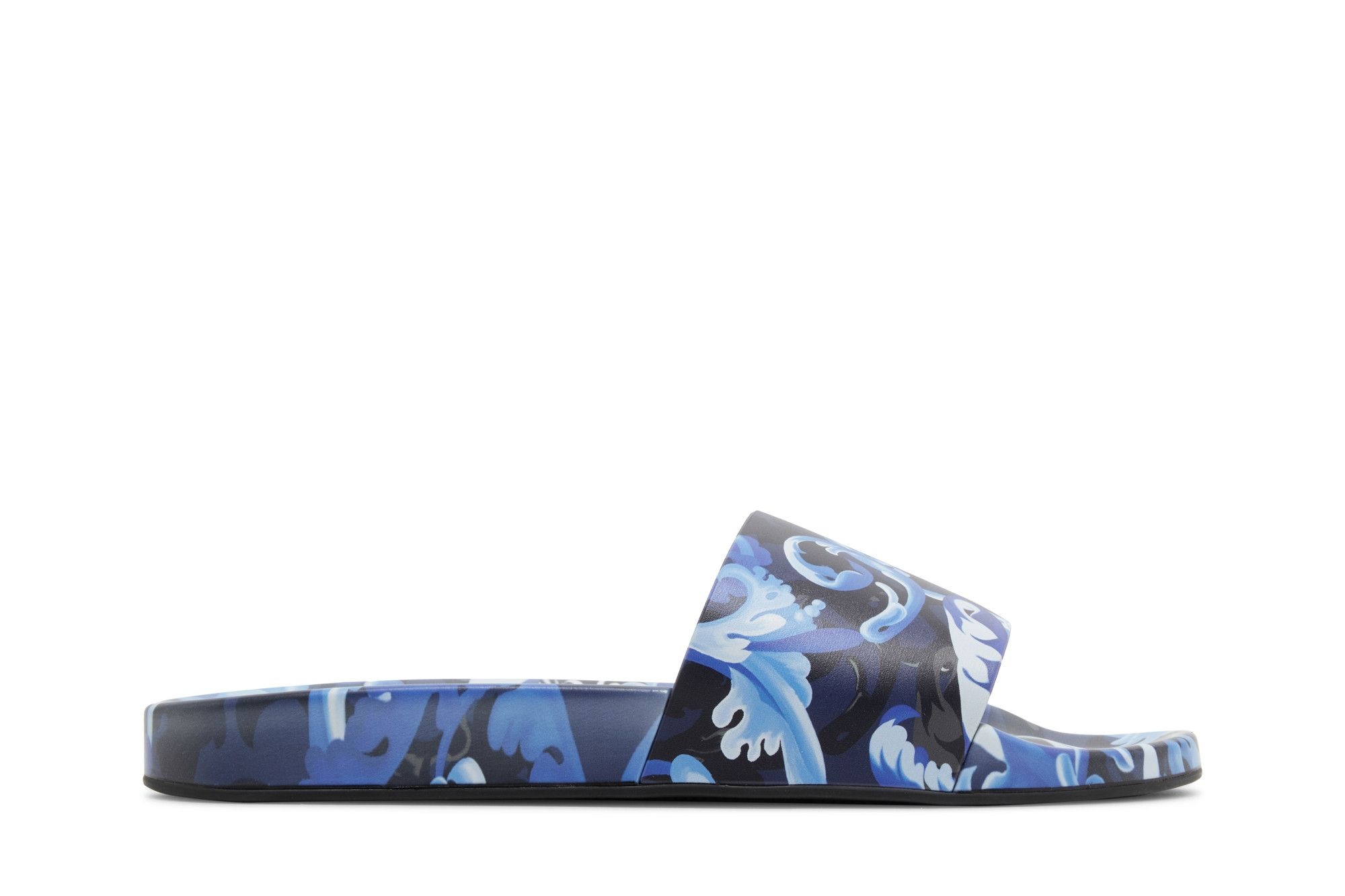 Versace Slide 'Baroccoflage Print - Blue'