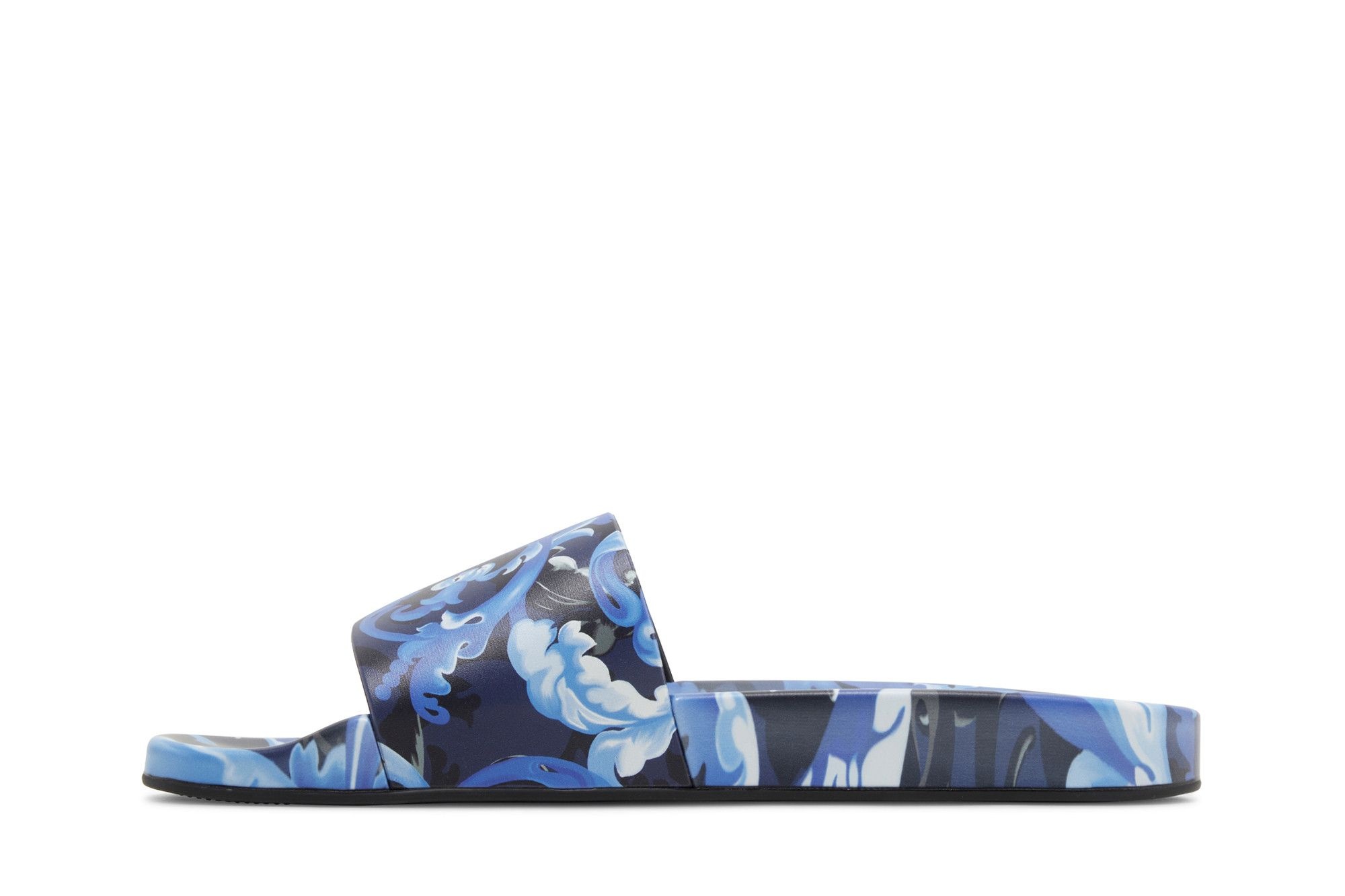 Versace Slide 'Baroccoflage Print - Blue'