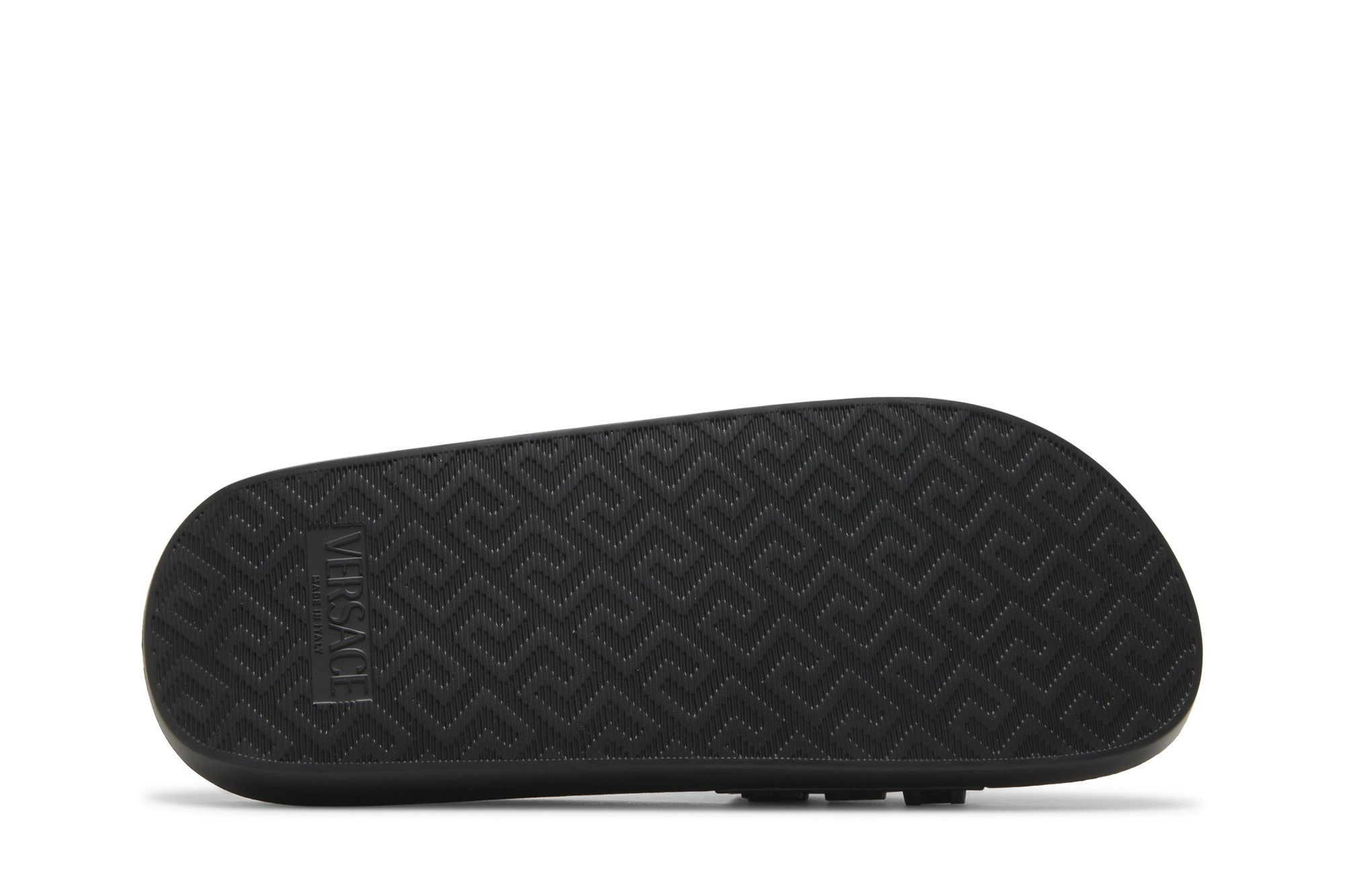 Versace Slide 'Allover Logo - Black'
