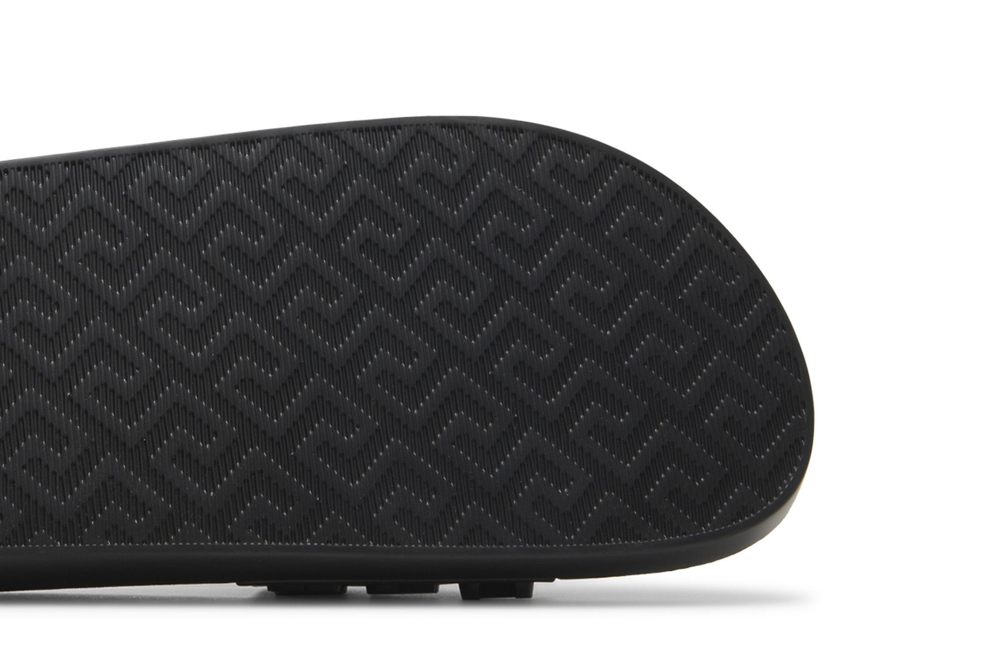 Versace Slide 'Allover Logo - Black'