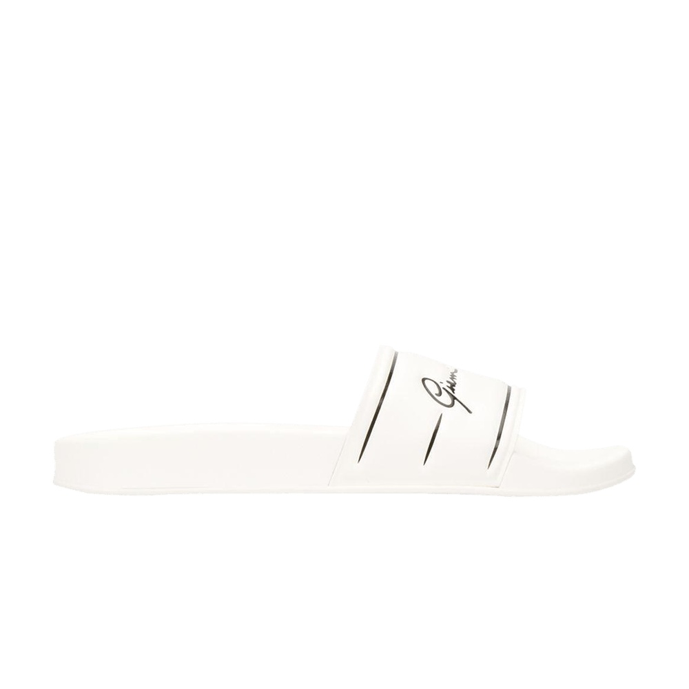Versace Slide 'Signature Logo - White Black'