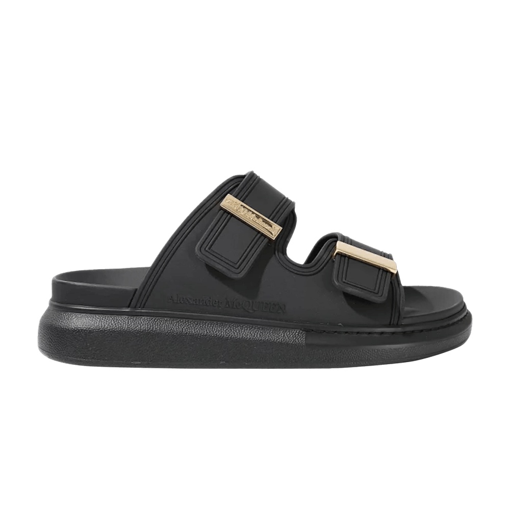 Alexander McQueen Wmns Hybrid Slide 'Black Gold'