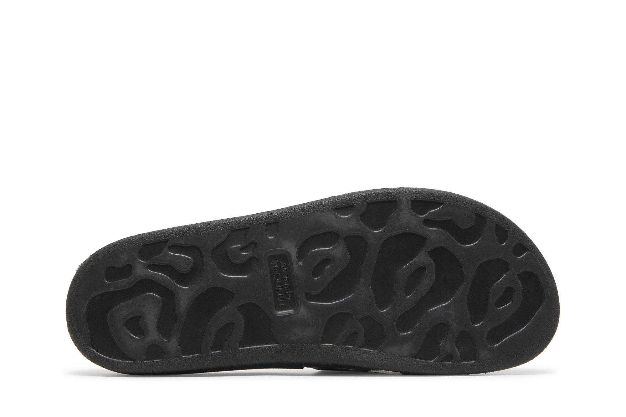 Alexander McQueen Rubber Pool Slide 'Graffiti - Black'