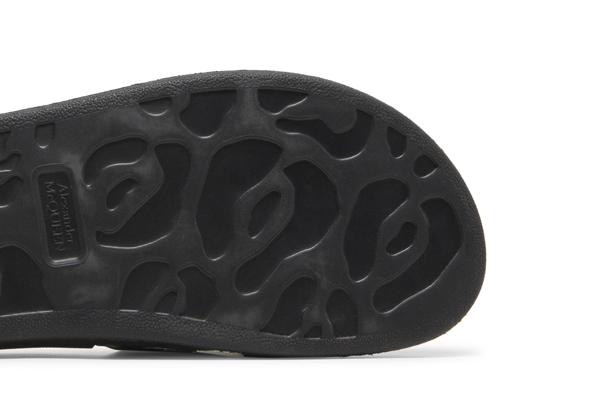 Alexander McQueen Rubber Pool Slide 'Graffiti - Black'