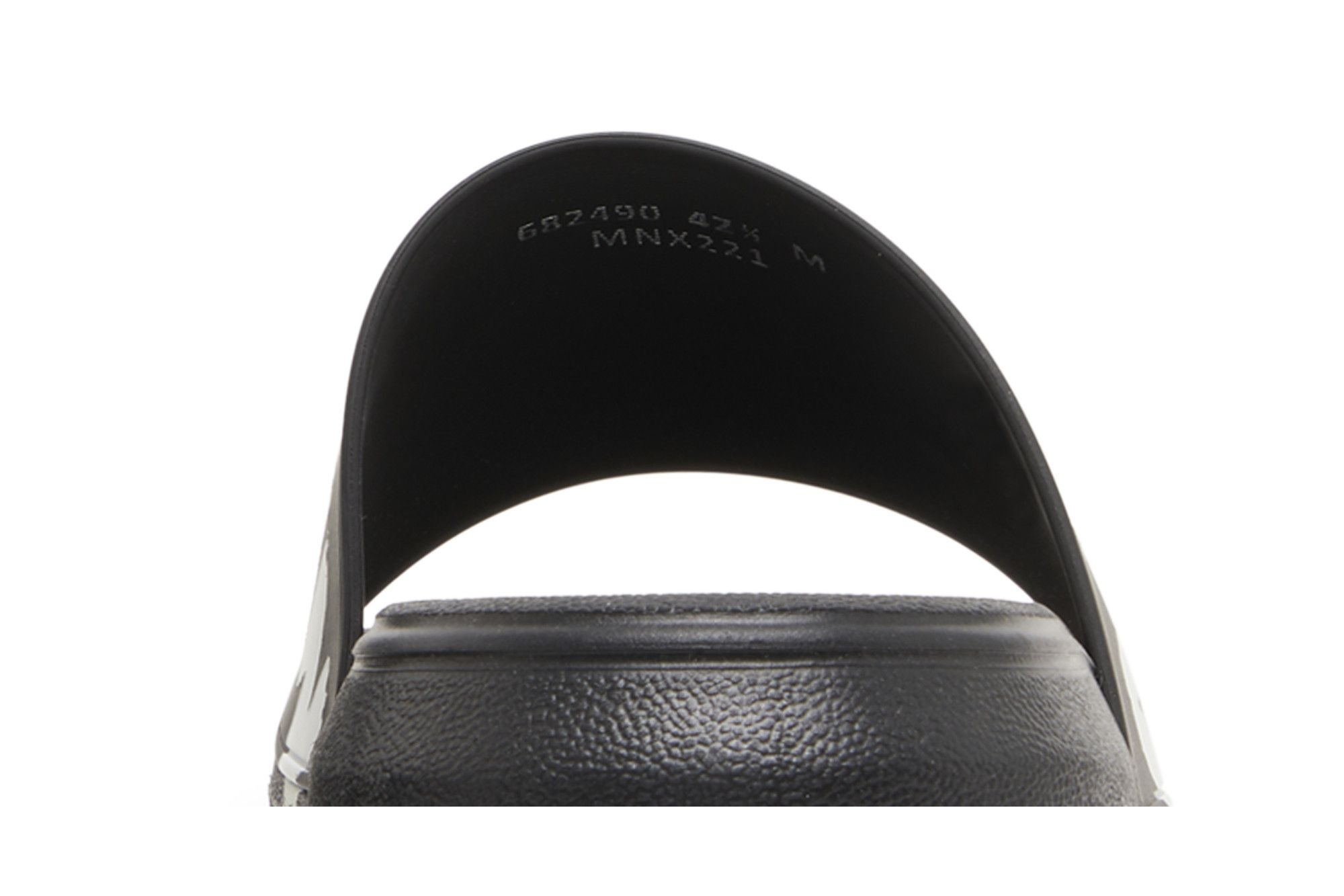 Alexander McQueen Rubber Pool Slide 'Graffiti - Black'