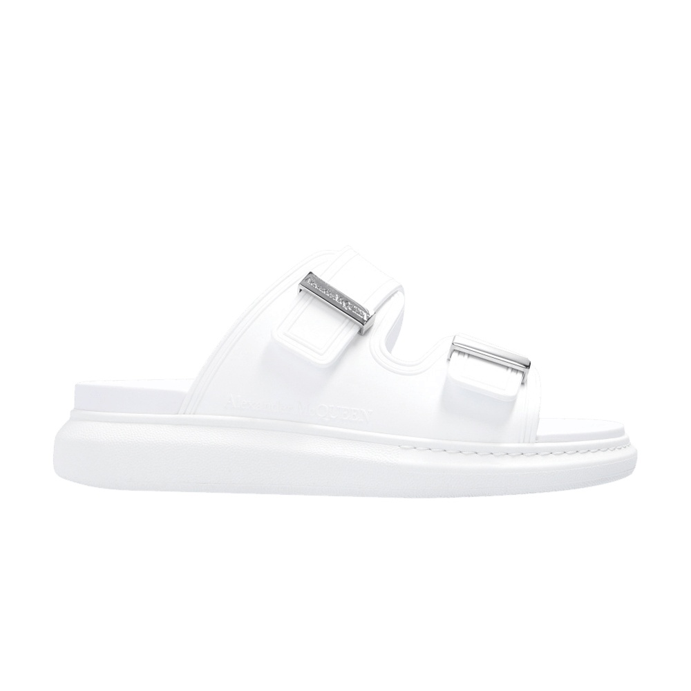 Alexander McQueen Wmns Hybrid Slide 'New Ivory Silver'