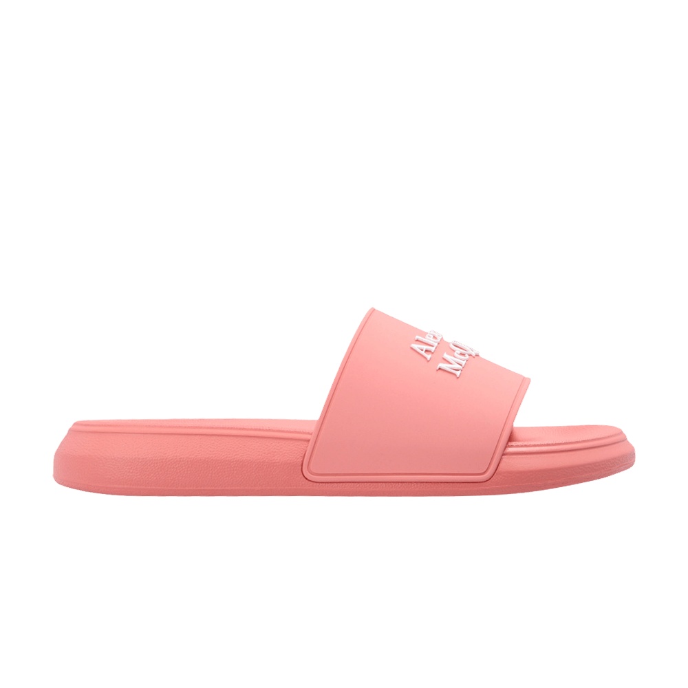 Alexander McQueen Wmns Logo Slides 'Anemone'