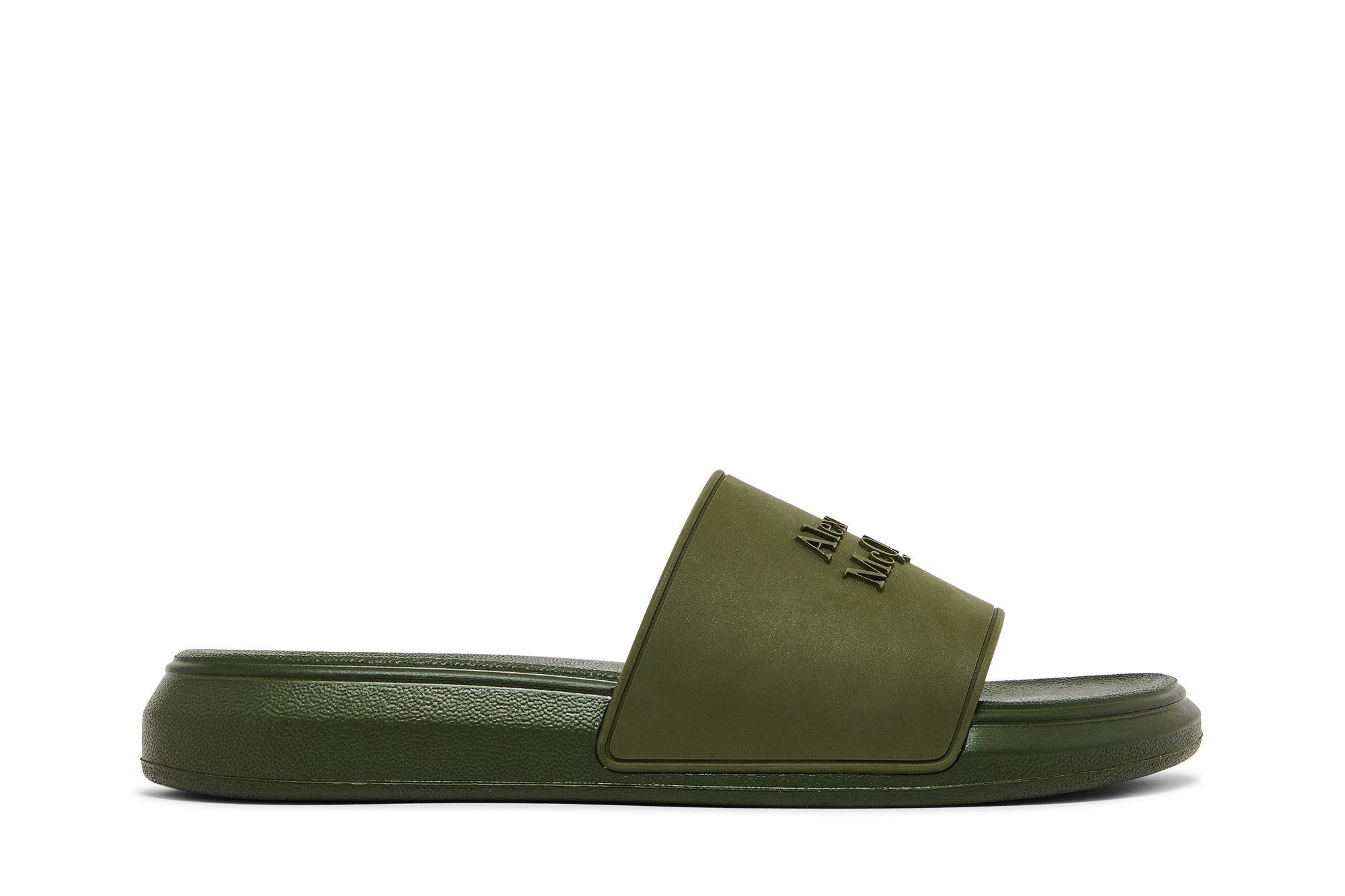 Alexander McQueen Pool Slide 'Forest Green'
