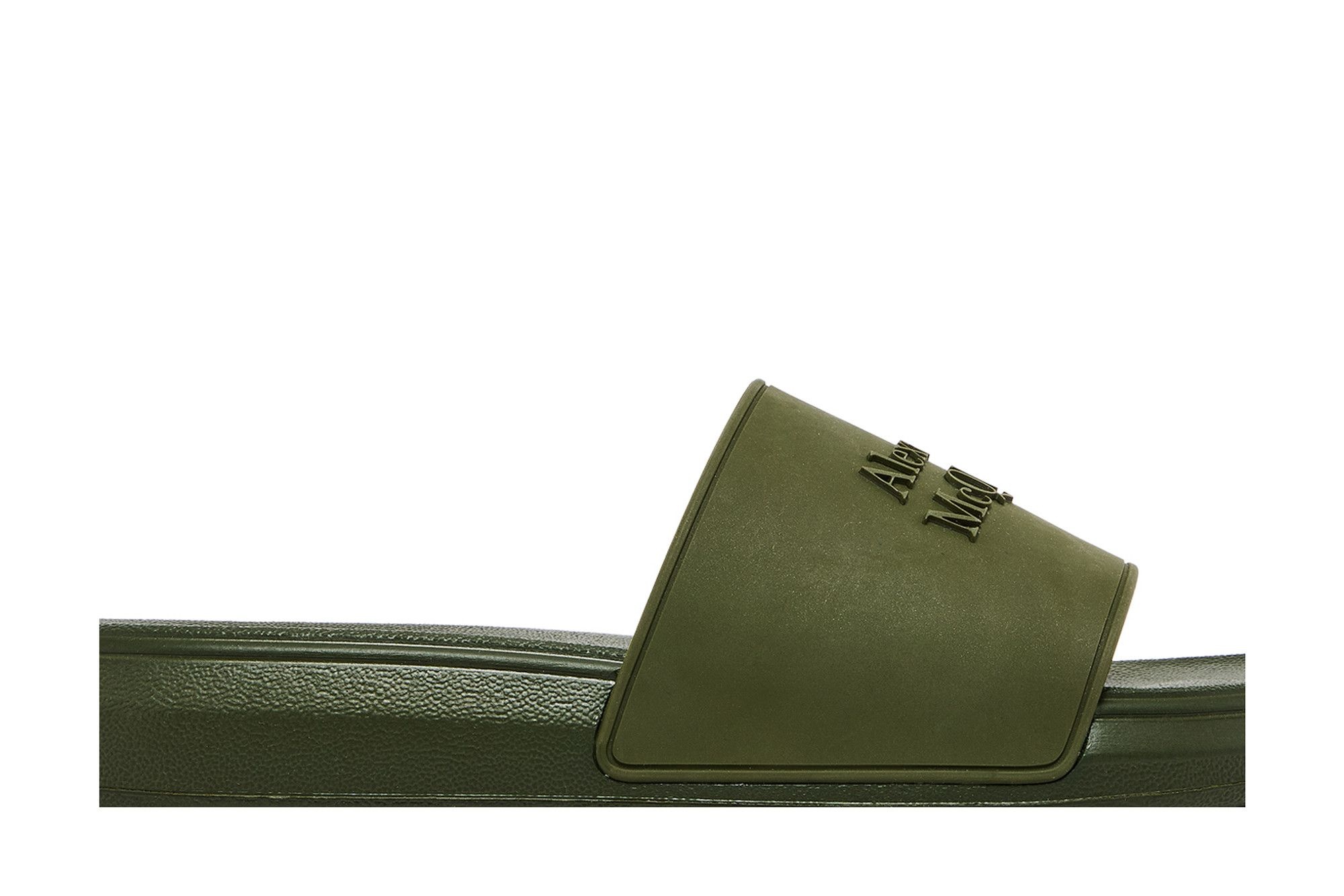 Alexander McQueen Pool Slide 'Forest Green'