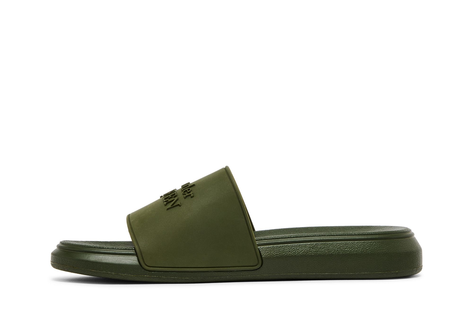 Alexander McQueen Pool Slide 'Forest Green'