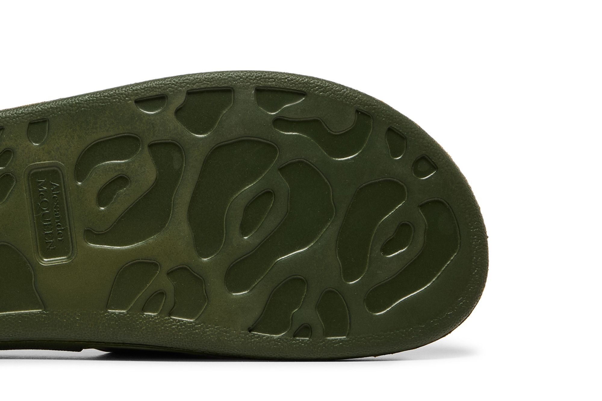 Alexander McQueen Pool Slide 'Forest Green'