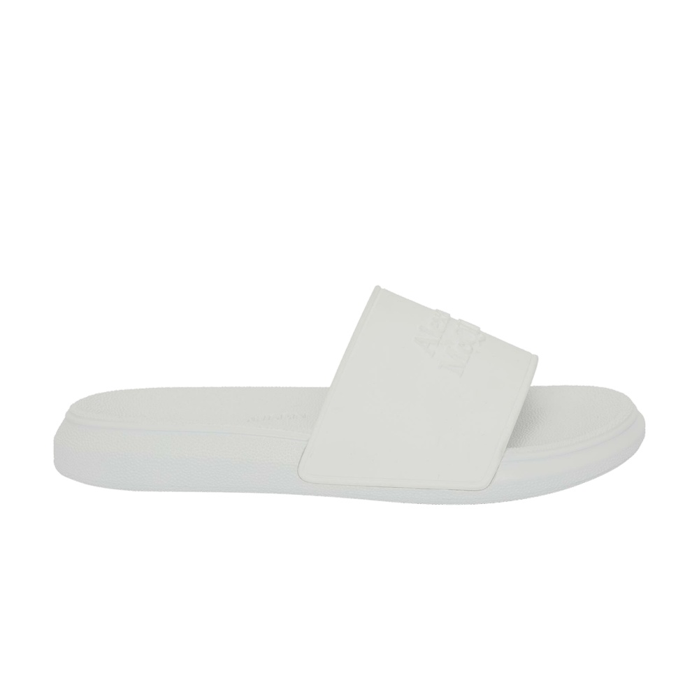 Alexander Mcqueen Wmns Logo Slides 'White Mix'