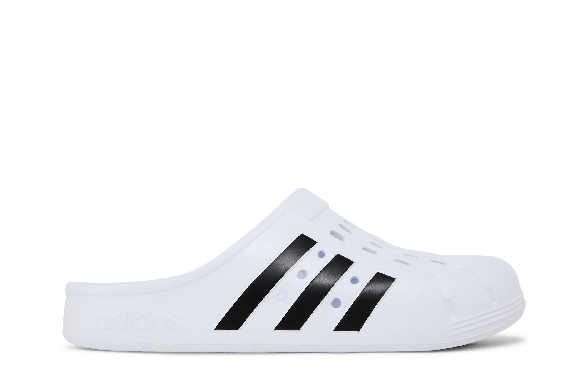 adidas Adilette Clog 'White Black'