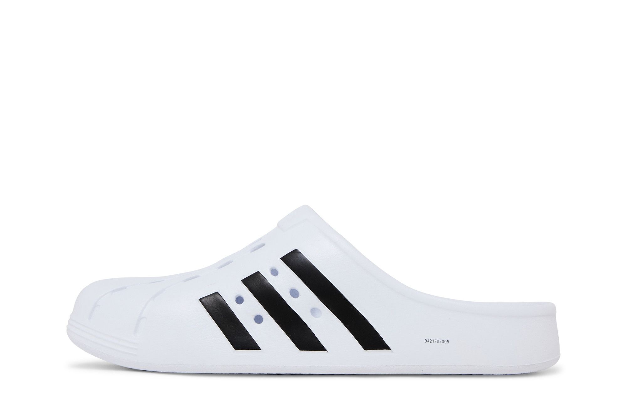 adidas Adilette Clog 'White Black'