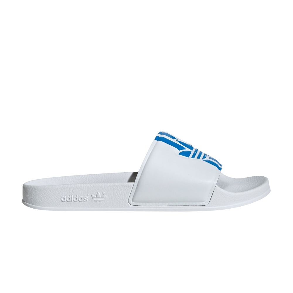 Adidas Adilette Slide 'White Bright Blue'