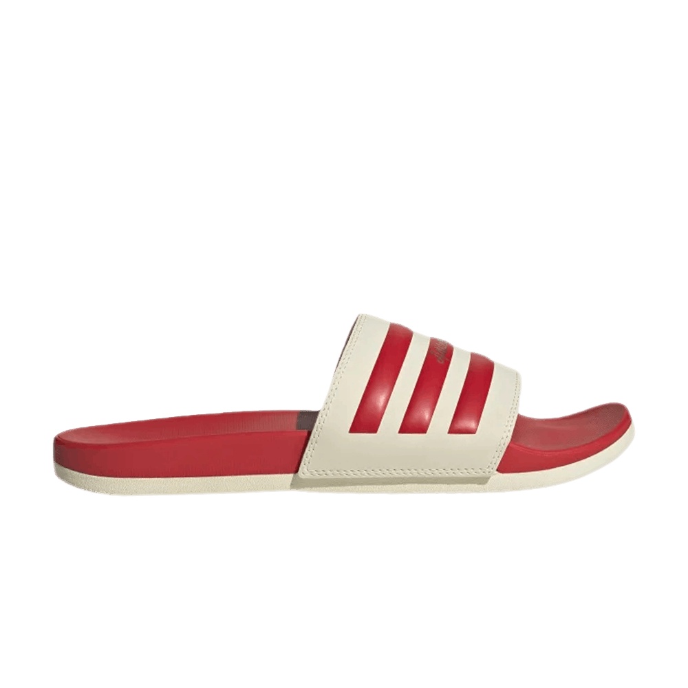 Adidas Adilette Comfort Slide 'Wonder White Vivid Red'