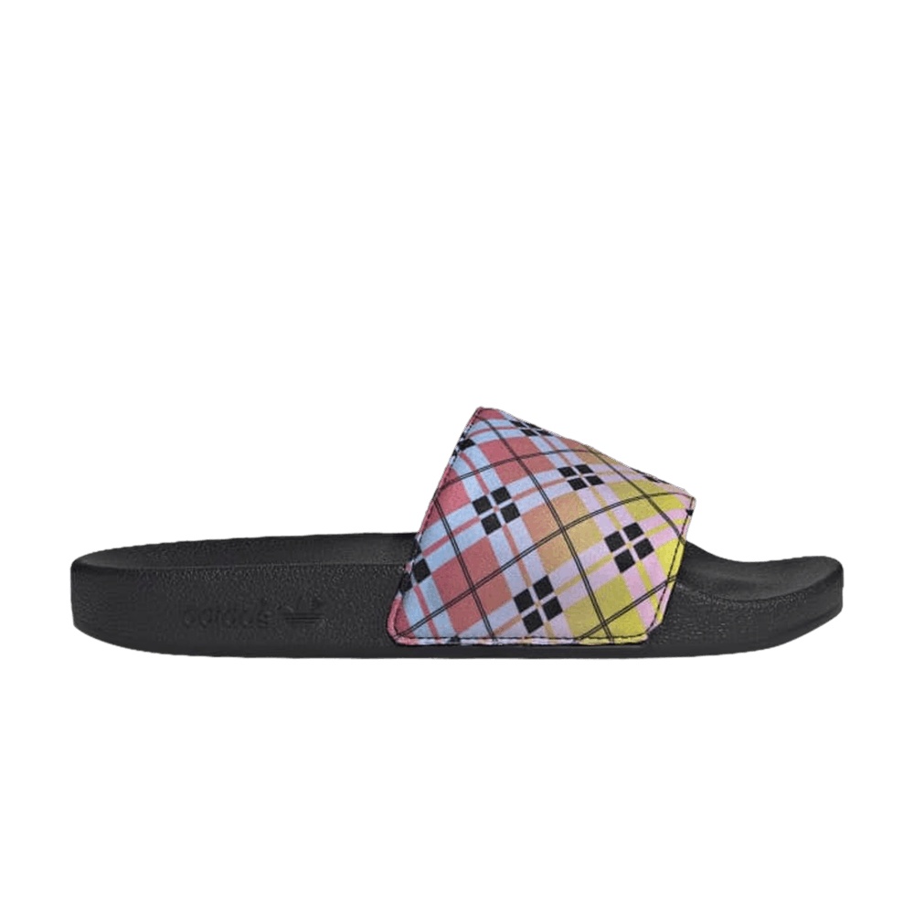 Adidas Adilette Slides 'Plaid'