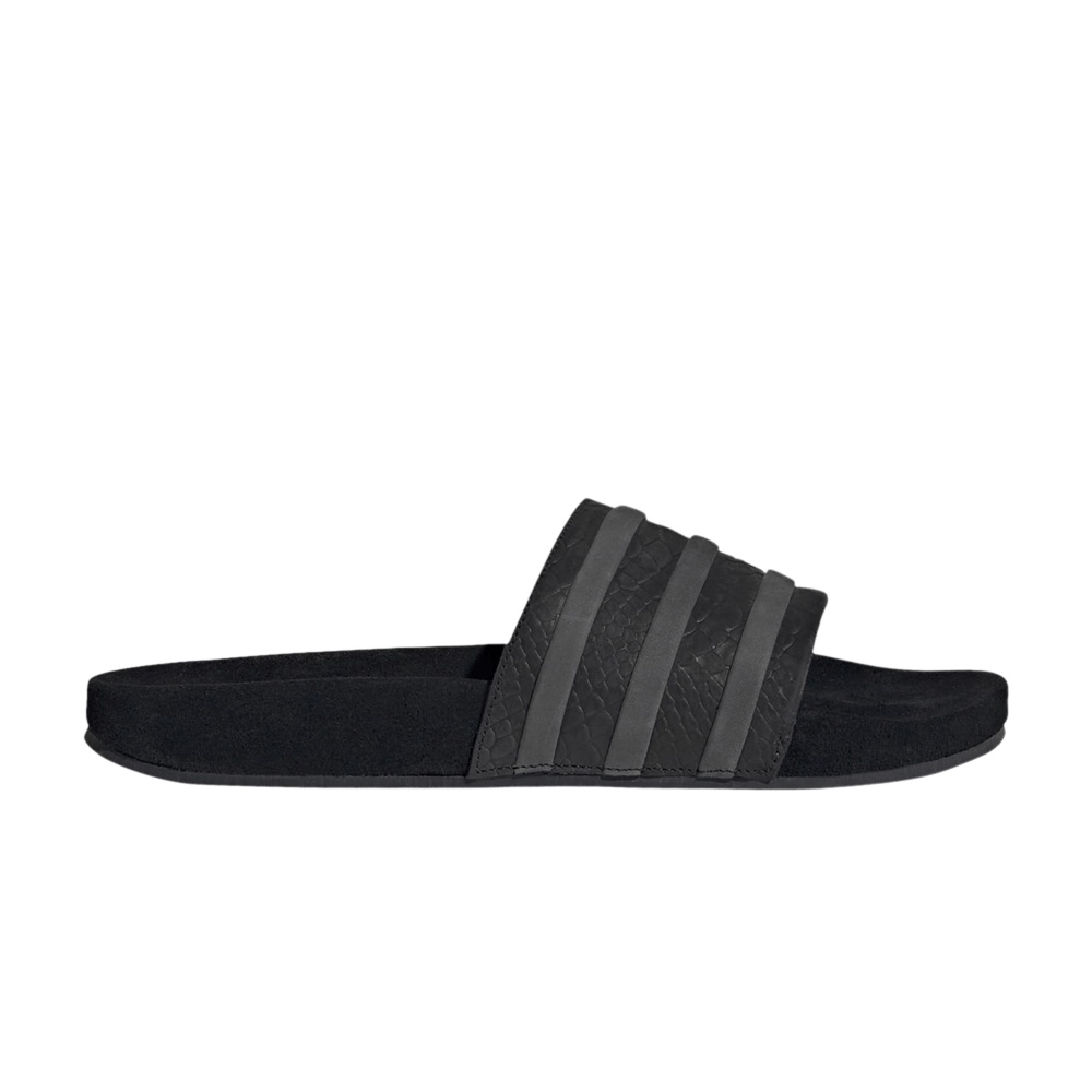 Adidas Adilette Slides 'Black Snakeskin'