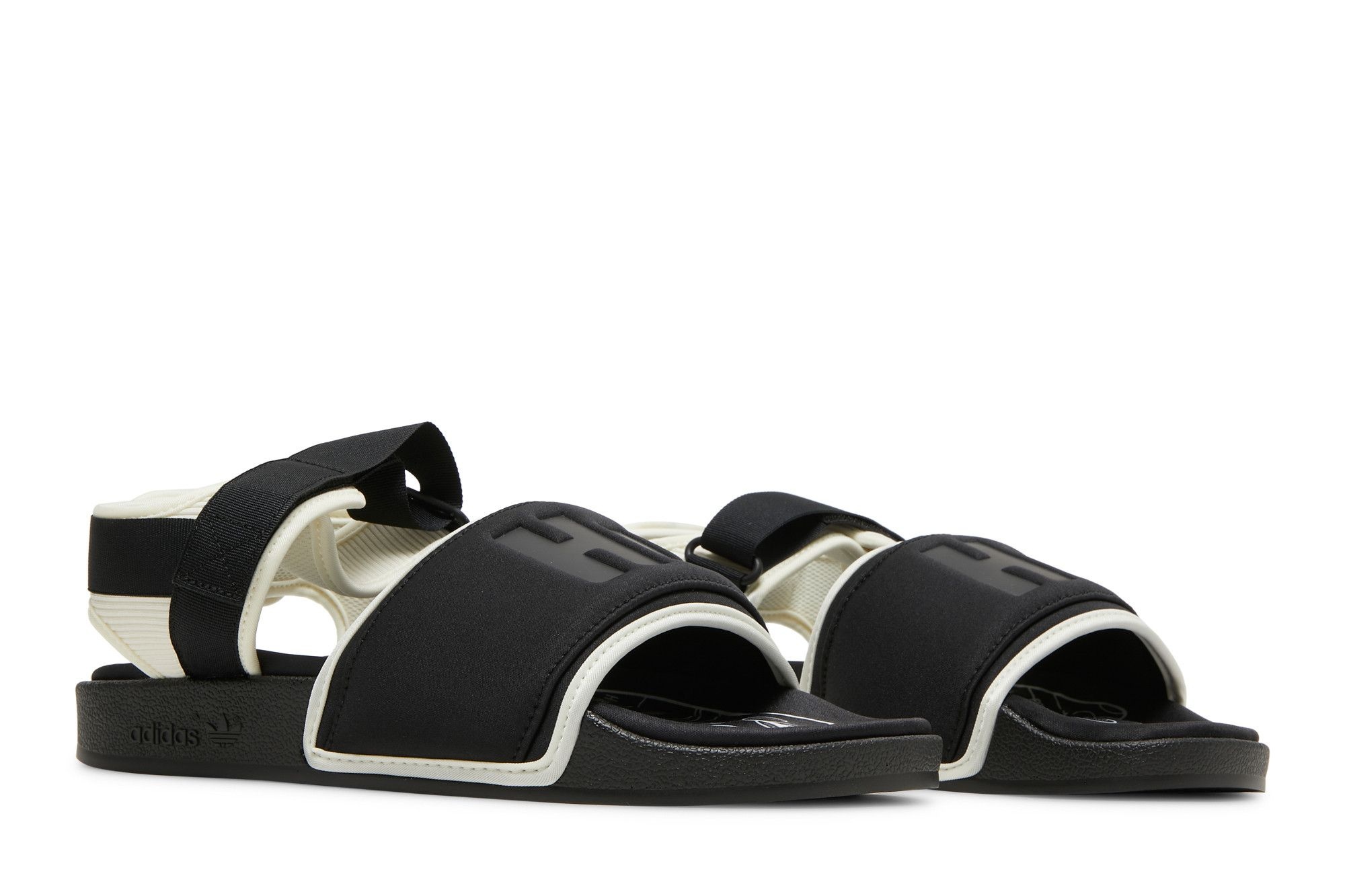 Pharrell x adidas Adilette 2.0 Slide 'Black White'
