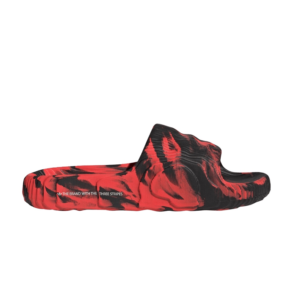 adidas Adilette 22 Slides 'Bright Red Black'