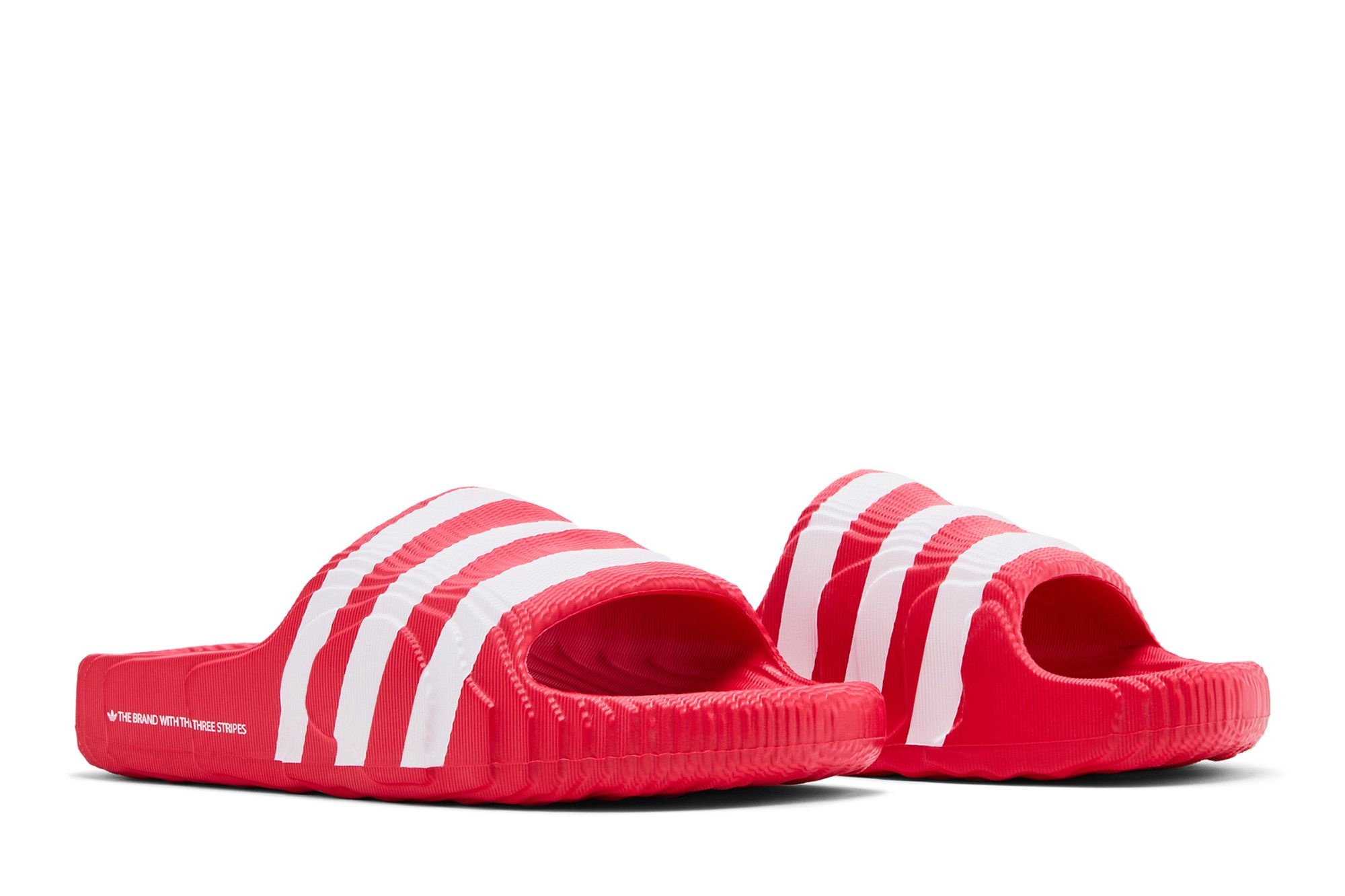 adidas Adilette 22 Slides 'Scarlet White'