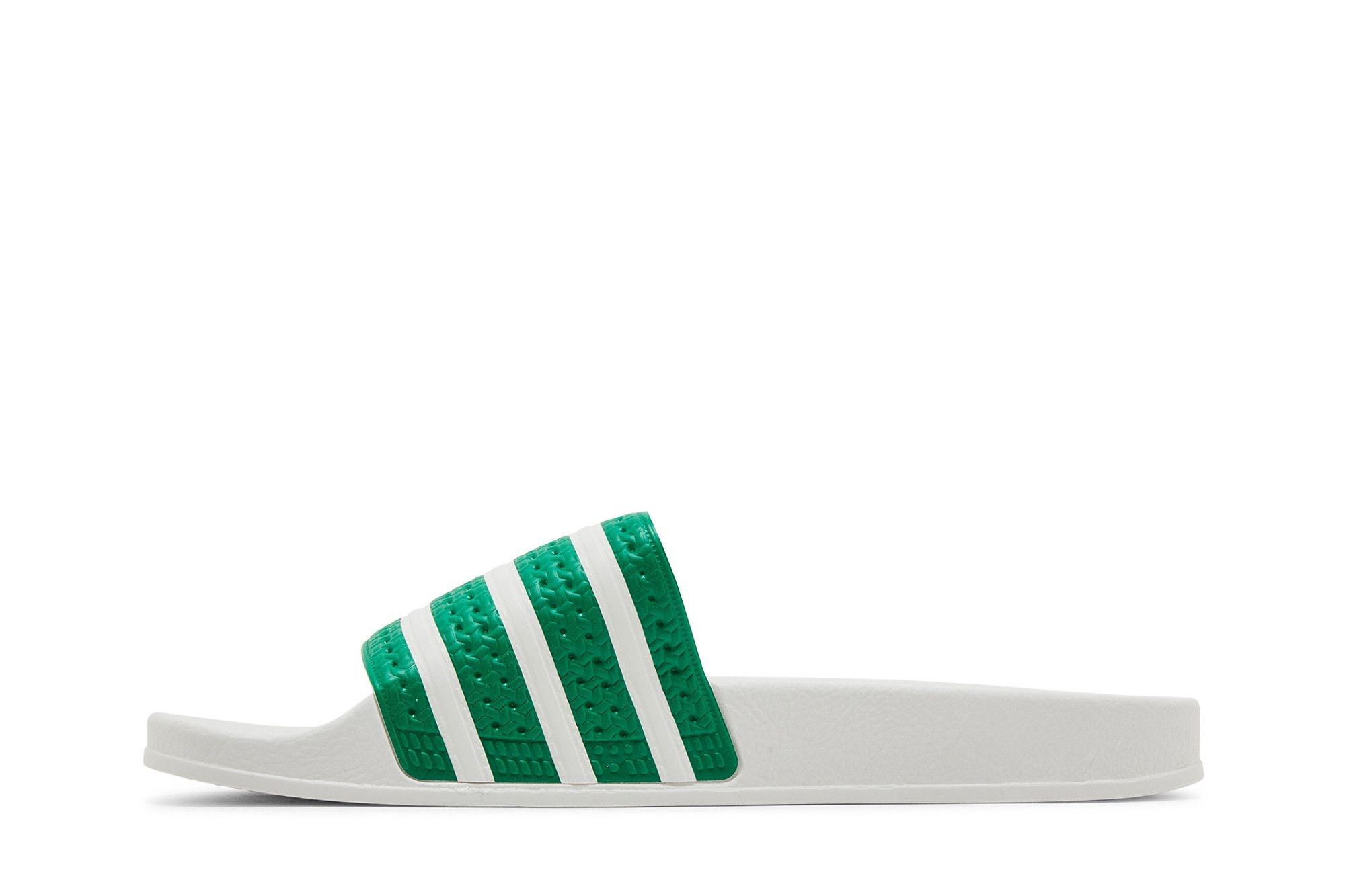 adidas Adilette Slides 'Green White'