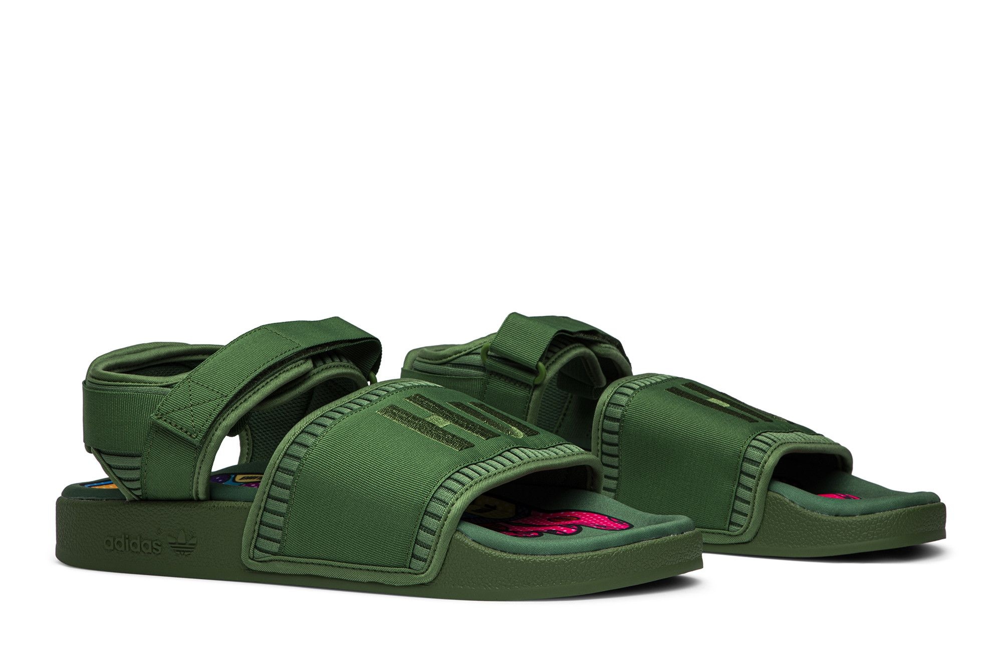 Pharrell x adidas Adilette 2.0 Sandal 'Tribe Green'