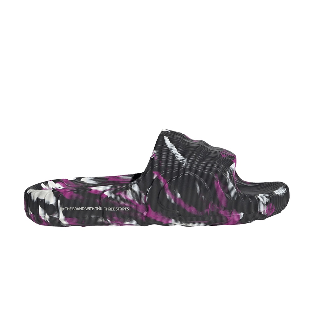 Adidas Adilette 22 Slide 'Race To Mars Pack - Carbon Flash Pink'