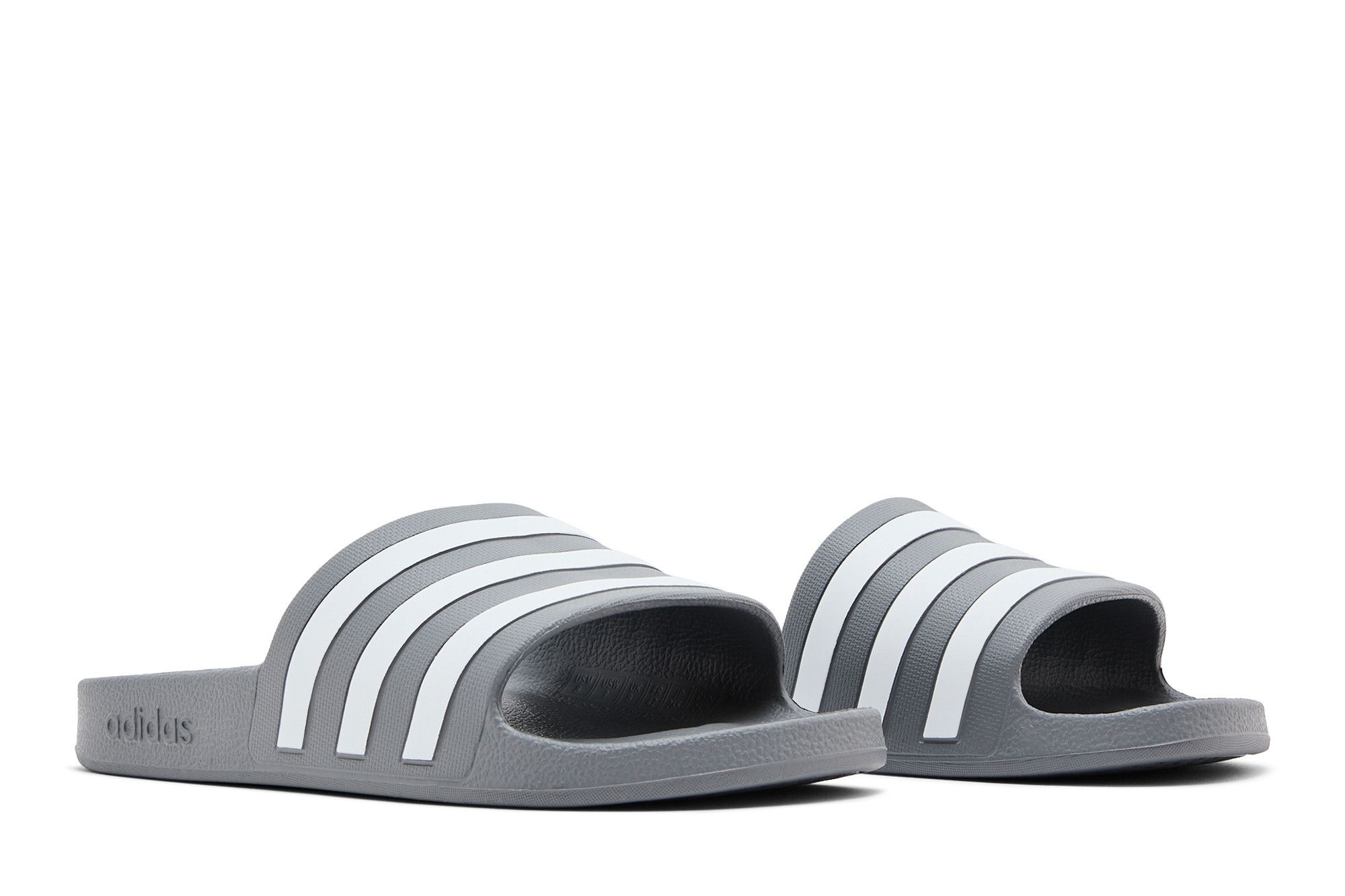 Adidas Adilette Aqua Slides 'Grey'