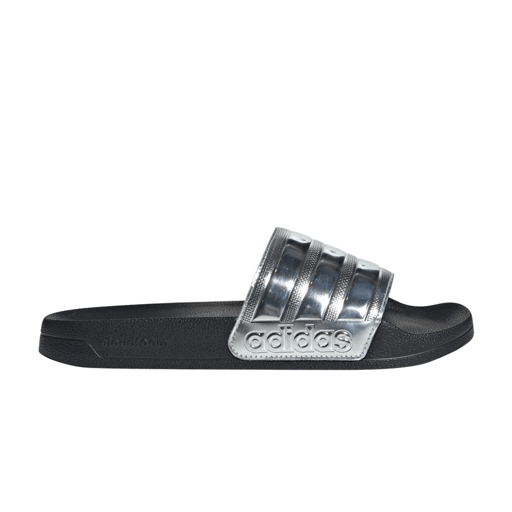 adidas Adilette Shower Slide 'Silver Metallic'
