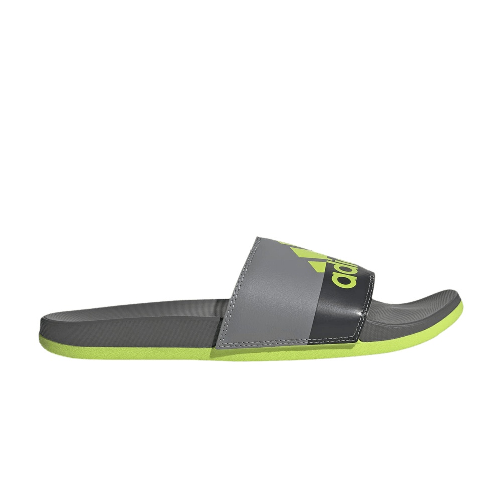 Adidas Adilette Comfort Slide 'Grey Semi Solar Slime'