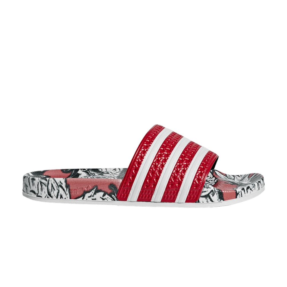 Adidas Wmns Adilette Slides 'Scarlet'