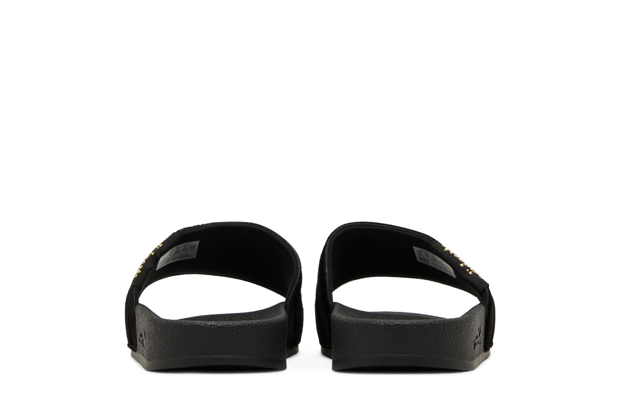 Adidas Wmns Adilette Slide 'Black Gold Metallic'
