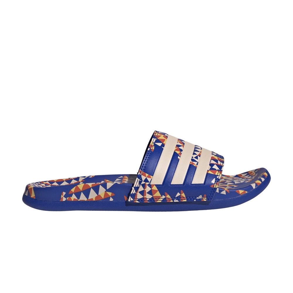 Adidas Wmns Swim Adilette Comfort Sandal 'Bold Blue Bliss Orange'
